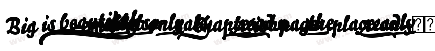 Bello Script Pro字体转换